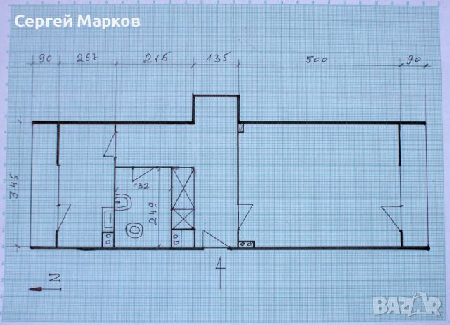 Продаваме едностаен апартамент в Силистра, снимка 3 - Aпартаменти - 45227019