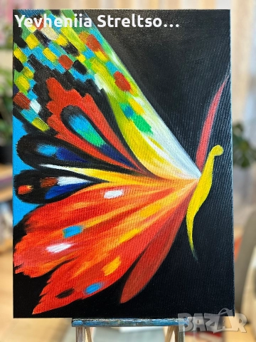 Оригинальная абстрактная картина Мотылек