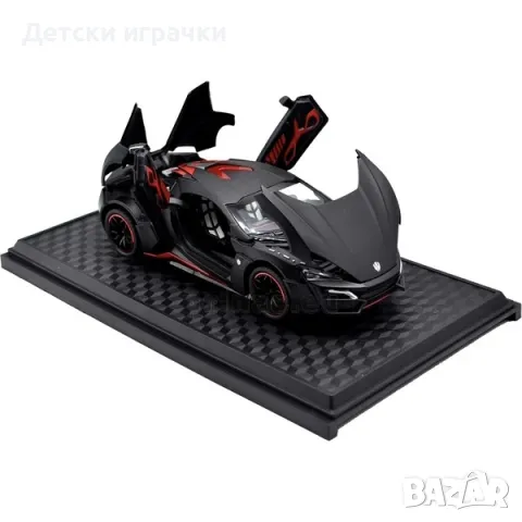 Макет на кола McLaren, с функции, метална кола, снимка 9 - Коли, камиони, мотори, писти - 50294187