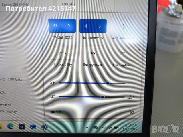 HP Elitebook 840 G6,i5-8365U,16GB-DDR4,512 GB-SSD NVMe,Windows 11 pro, снимка 3 - Лаптопи за работа - 52850457