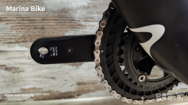 Карбонов шосеен велосипед Pinarello Prince TiCR Disc 105 Di2 Fulcrum Wind| 51.5, снимка 16 - Велосипеди - 53167336