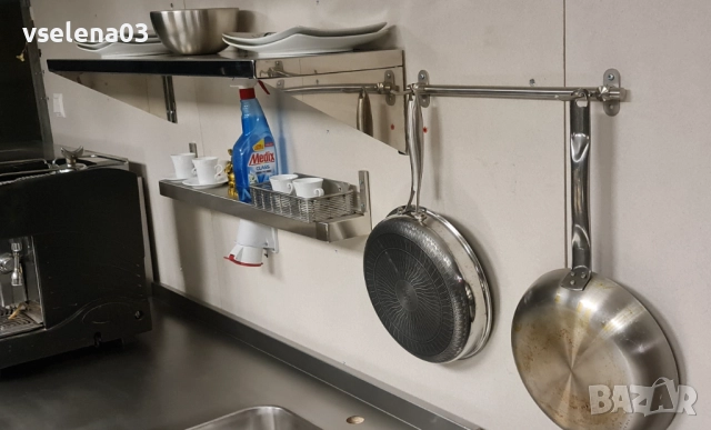 Закачалка за тигани за професионална кухня, снимка 5 - Закачалки - 52101402