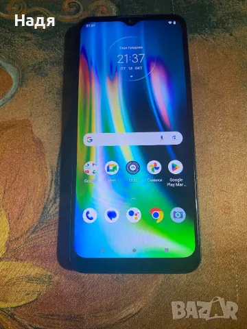 Motorola Moto G9 Play-64GB/4GB,Dual SIM,Green,зарядно, снимка 1