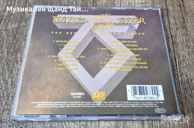 Компакт Дискове - Рок Метъл: Twisted Sister - Big Hits And Nasty Cuts - The Best, снимка 2 - CD дискове - 54046898