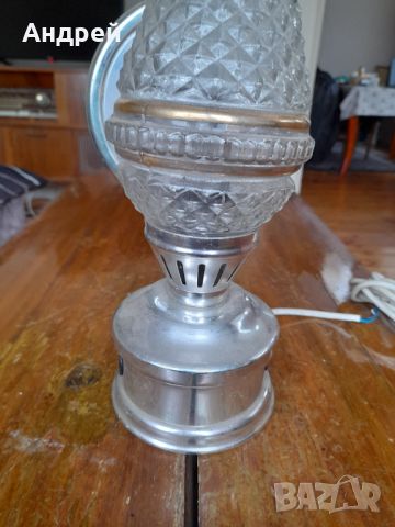 Стара декоративна лампа #6, снимка 2 - Антикварни и старинни предмети - 45417676