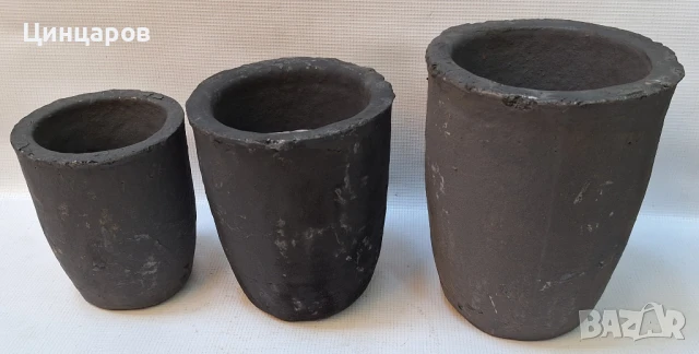 Тигел глина-графит,пота,съд топене метал.Обем съд 6кг;12кг;18кг