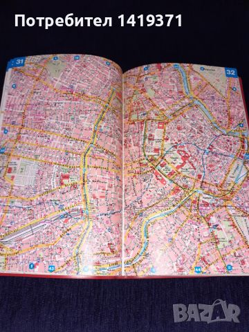 Австрийска карта на град Виена Wien от 92-93 година, снимка 3 - Антикварни и старинни предмети - 45615645