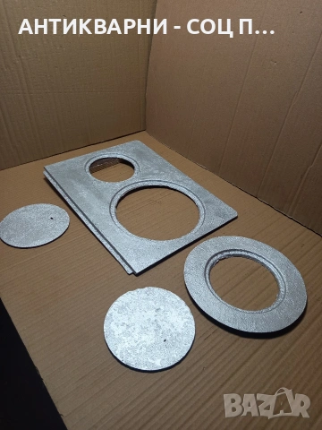 Соц Стара Чугунена Плоча За Стара Печка Барбекю Барбекюта Огнище. НОМЕР 635., снимка 4 - Антикварни и старинни предмети - 53288206