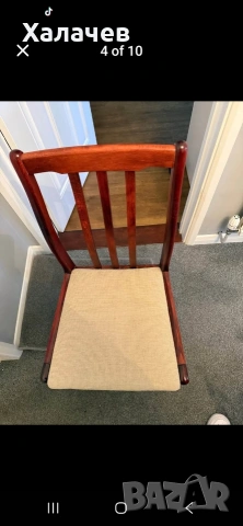 Масивна маса с 6 стола, снимка 9 - Маси - 53283701