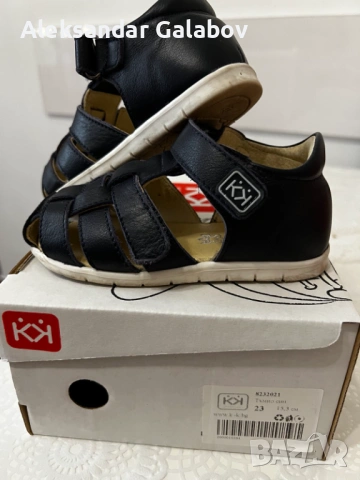 Сандалки 'Колев и Колев" 23" номер!Като нови!, снимка 2 - Детски сандали и чехли - 54216650