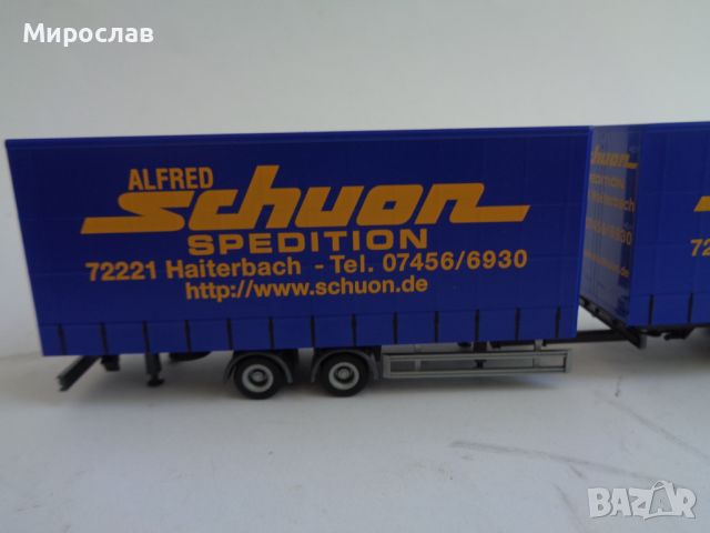 HERPA H0 1/87 SCANIA КАМИОН МОДЕЛ ТИР, снимка 6 - Колекции - 46567201