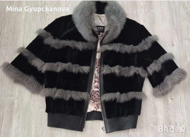 дамско късо палто от норка , снимка 3 - Якета - 52658552