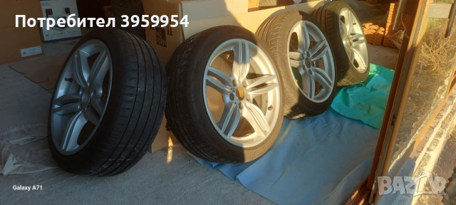 ОРИГИНАЛНИ Bmw f10/11 джанти с гуми , снимка 3 - Гуми и джанти - 53969085
