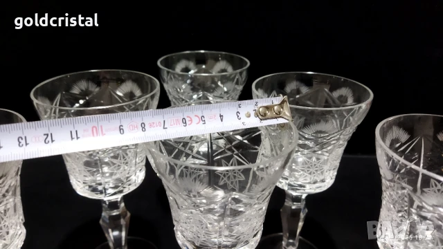 кристални чаши , снимка 3 - Други ценни предмети - 38072506