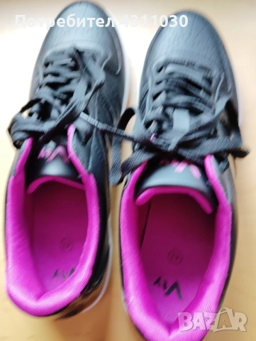 Дамски черни кожени маратонки 42 номер, снимка 8 - Маратонки - 54219471