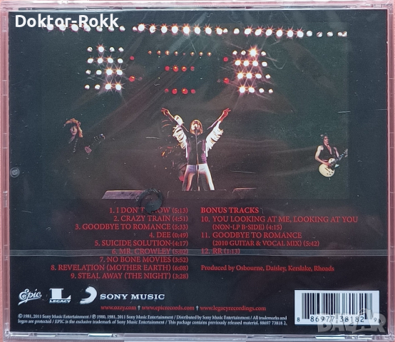 Ozzy Osbourne – Blizzard Of Ozz 1980 (2011, Expanded Edition, CD), снимка 2 - CD дискове - 45033635