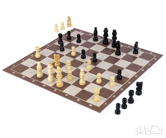 Дървен шах, снимка 5 - Образователни игри - 44977486