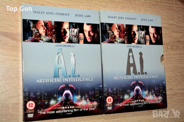 ДВД A.I. Изкуствен интелект / DVD A.I. Artificial Intelligence, снимка 3 - DVD филми - 46117856