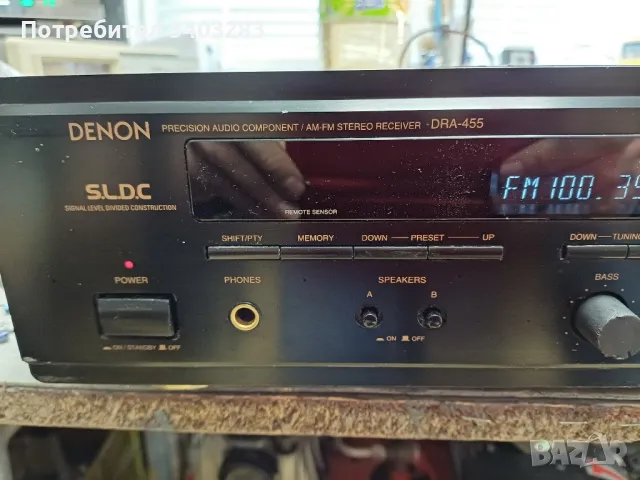 Ресивър Denon DRA 455, снимка 1 - Ресийвъри, усилватели, смесителни пултове - 49360134