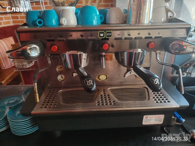 Професионална кафе машина Rancilio Classe 6 - 2групи