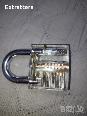 учебен катинар + 5 шперца, снимка 2 - Ключове - 52796191