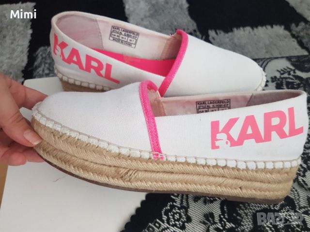 Karl Lagerfeld Еспадрели/Обувки, снимка 5 - Дамски ежедневни обувки - 45510254