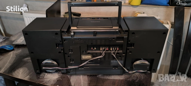 Голям касетофон Panasonic,много тежък,много добро състояние!, снимка 5 - Радиокасетофони, транзистори - 49131261