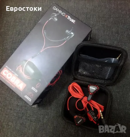 Слушалки Gaming Trust GXT 408 Cobra, мултиплатформени кабелни слушалки с микрофон, жак 3.5 mm, снимка 8 - Аксесоари - 47154524