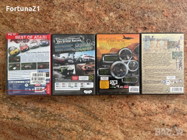 PC-DVD / PC-ROM 4 броя игри за компютър, снимка 2 - Игри за PC - 54097499