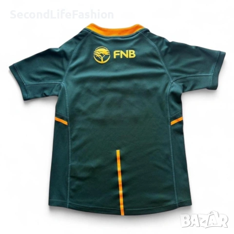 Asics Мъжка тениска с принт на Ръгби Юниън Южна Африка 2017/2018 размер XS, снимка 2 - Тениски - 53879342