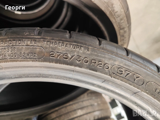 2бр.летни гуми 275/30/20 Michelin, снимка 6 - Гуми и джанти - 53923457