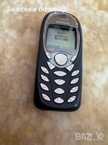 Ретро GSM Siemens A60 , Заключен към оператор, снимка 12 - Alcatel - 49483007
