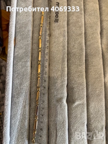 Златна гривна 4.67гр 14к 20см, снимка 2 - Гривни - 50943935