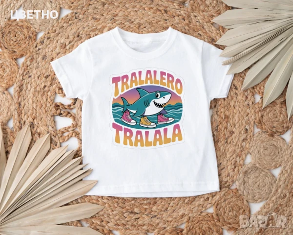 Тениски Ballerina Cappuccina, Bombardino Crocodilo,Tralalero Tralala, снимка 4 - Детски тениски и потници - 50835456