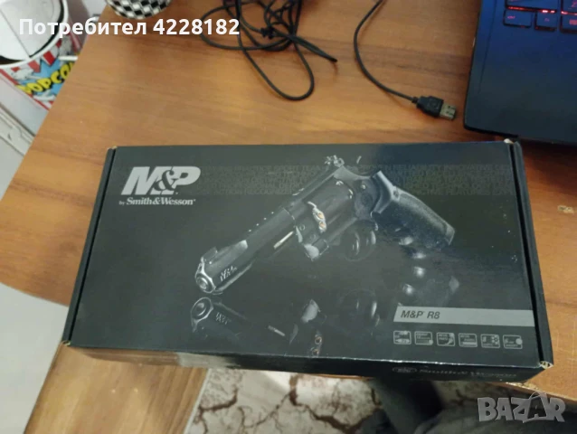 Smith & Wesson M&PR8 Airsoft pistol, снимка 6 - Въздушно оръжие - 50731622