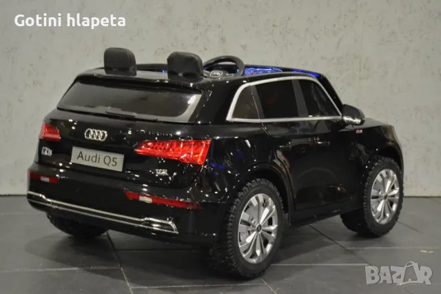  Акумулаторен Двуместна джип Audi Q5 4X4 24V батерия,MP4, снимка 11 - Електрически играчки - 50269143