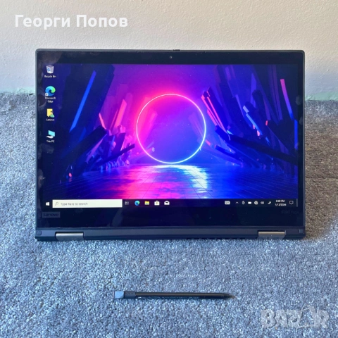 Lenovo X390 YOGA - 13.3''FHD Touchscreen, i5-8365u, 16GB RAM DDR4, снимка 5 - Лаптопи за работа - 53072155