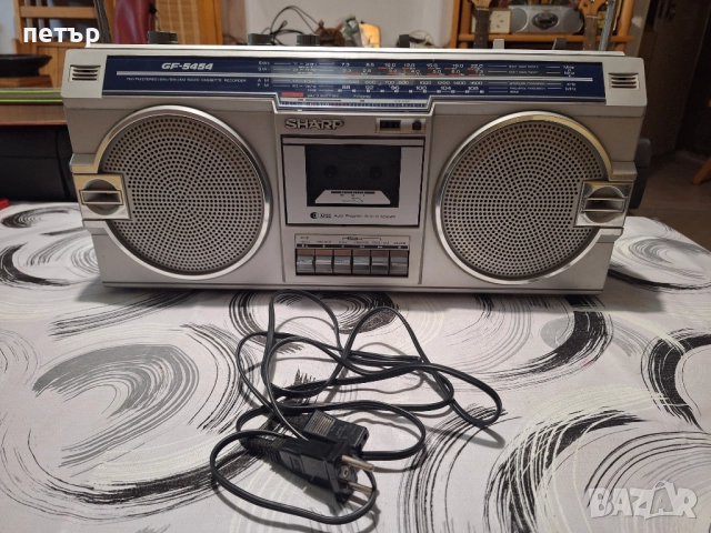 Касетофон Шарп 5454, снимка 10 - Радиокасетофони, транзистори - 52868395