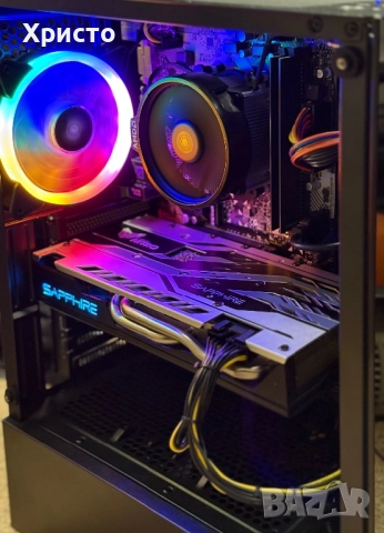 Геймърски PC Ryzen 7 5700 + RX 580 8GB | 16GB RAM | Windows 11 Pro  , снимка 4 - Геймърски - 52808839
