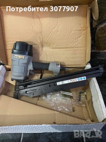 Пневматичен пистолет за пирони на въздух, снимка 3 - Бормашини - 52682151