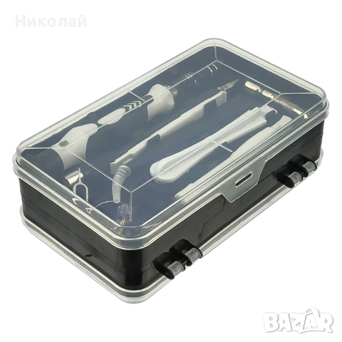 Комплект инструменти AIDA A-115in1, дръжка, 99 бита, 2 удължителя, магнетизатор, SIM ключ, снимка 2 - Друга електроника - 52315758