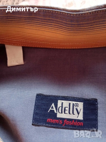 Мъжка риза Адели Л-ХЛ размер, снимка 4 - Ризи - 52007753