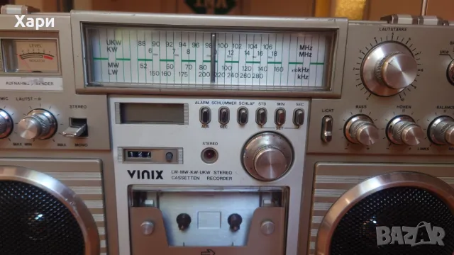 Радио касетофон /Ghettoblaster/ VINIX VPC-7704, снимка 3 - Радиокасетофони, транзистори - 47166930