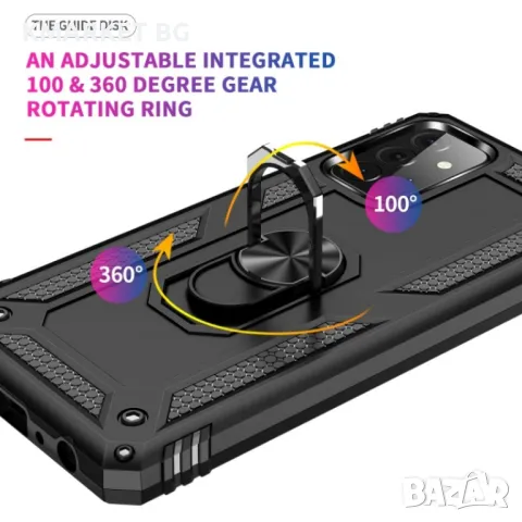 Samsung Galaxy A72 5G Удароустойчив Ring Holder Калъф и Протектор, снимка 10 - Калъфи, кейсове - 48518058