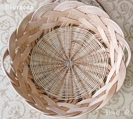 Голям плетен кош, снимка 2 - Други стоки за дома - 50928495