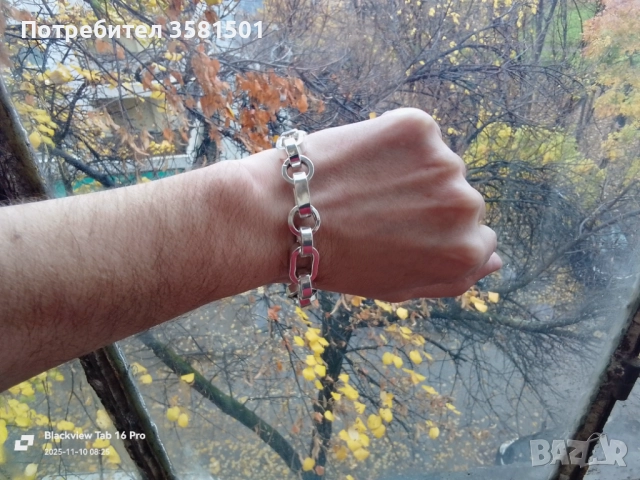 Сребърна Гривна-49грама.🇧🇬, снимка 4 - Гривни - 52358461