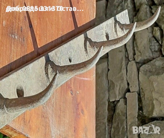 закачалки за стена и Стара стойка, желязо, снимка 11 - Други - 40212403