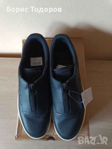 Обувки маратонки женски Reebok Club C 85  40.5 размер черни, снимка 5 - Маратонки - 53591215
