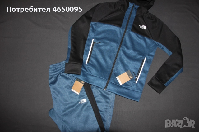 Чисто Ново The North Face Tek Full Zip Hoodie + Tek Track Pants, снимка 6 - Спортни дрехи, екипи - 52411878