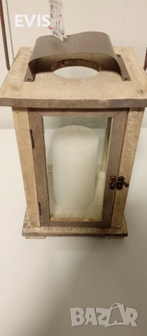 Винтидж фенер за свещи – Коледна украса, снимка 2 - Други стоки за дома - 51910085